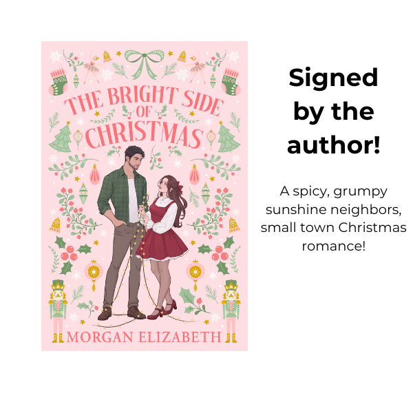 The Bright Side of Christmas signed paperback DENT AND SCRATCH